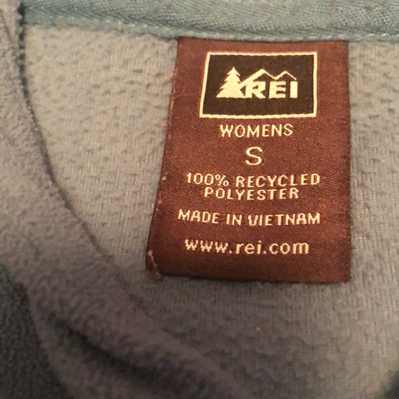 REI ladies fitted fleece hoodie small - Picture 3 of 4